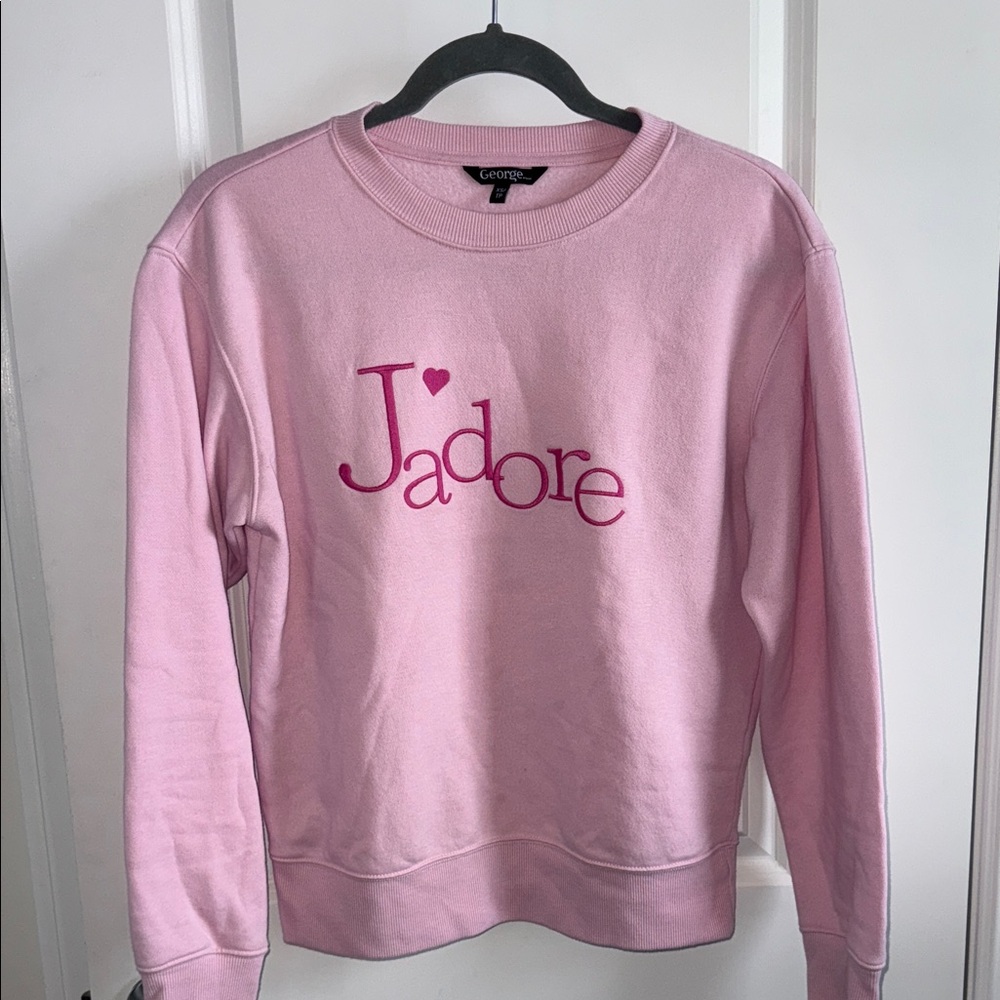 Light Pink Crew Neck Sweater